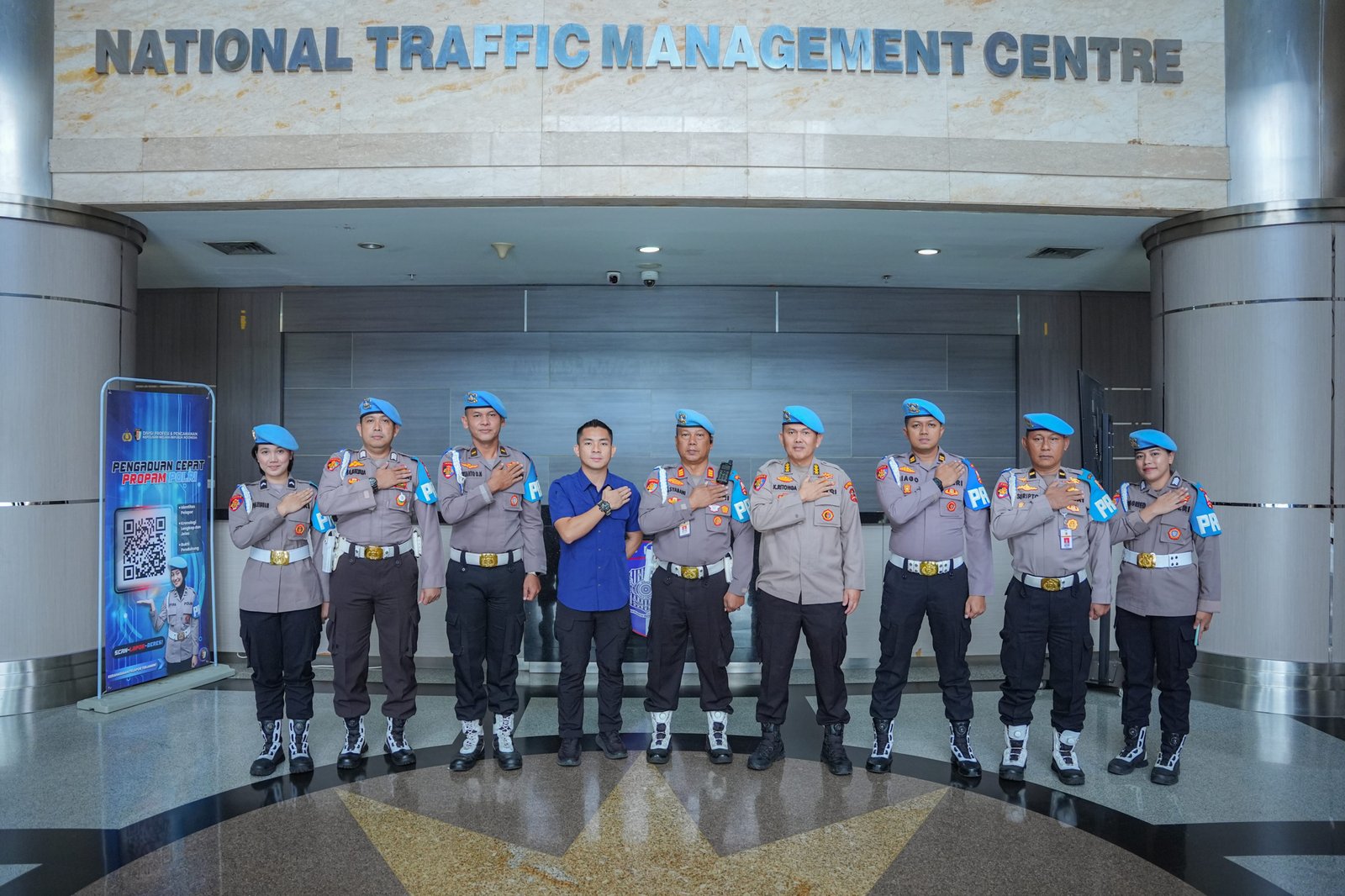 Korlantas dan Div Propam Perkuat Sinergi, Kenalkan Layanan Pengaduan Berbasis Barcode