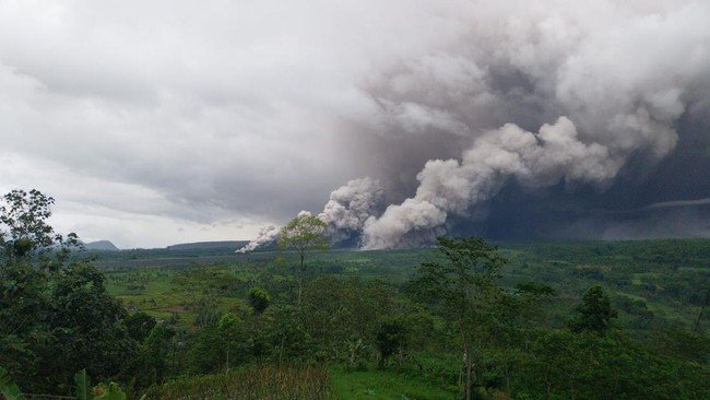 Gunung Semeru Meletus, Awan Panas Luncur hingga 7 Kilometer