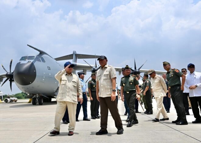 Presiden Prabowo Serahkan Airbus A400M untuk Perkuat Kekuatan TNI AU