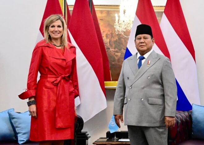 Presiden Prabowo Terima Kunjungan Ratu Máxima di Istana Merdeka