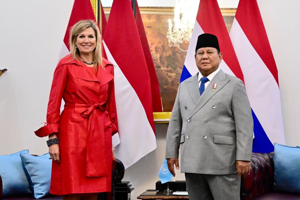 Presiden Prabowo Terima Kunjungan Ratu Máxima di Istana Merdeka