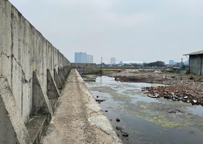 Pemprov DKI Tangani PerbaikanTanggul Bocor di Pesisir Jakut