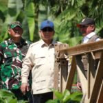 Jembatan Bailey Padang Mantuang Ditinjau Presiden, Sinergi TNI-Rakyat Diapresiasi