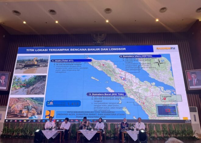 KemenPU Ungkap Aceh Jadi Daerah dengan Kerusakan Infrastruktur Terparah di Sumatra