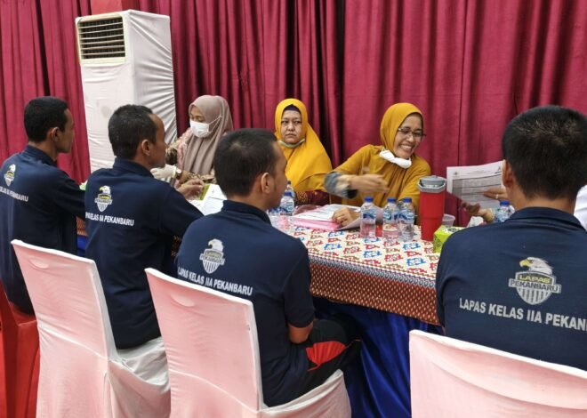 Ratusan Warga Binaan Lapas Pekanbaru Jalani Tes HIV/AIDS: Upaya Deteksi Dini