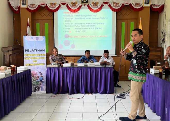 PT Jasa Raharja Cabang Sukoharjo Gelar Edukasi PPGD dan MUKLdi Desa Bandardawung Kabupaten Karanganyar