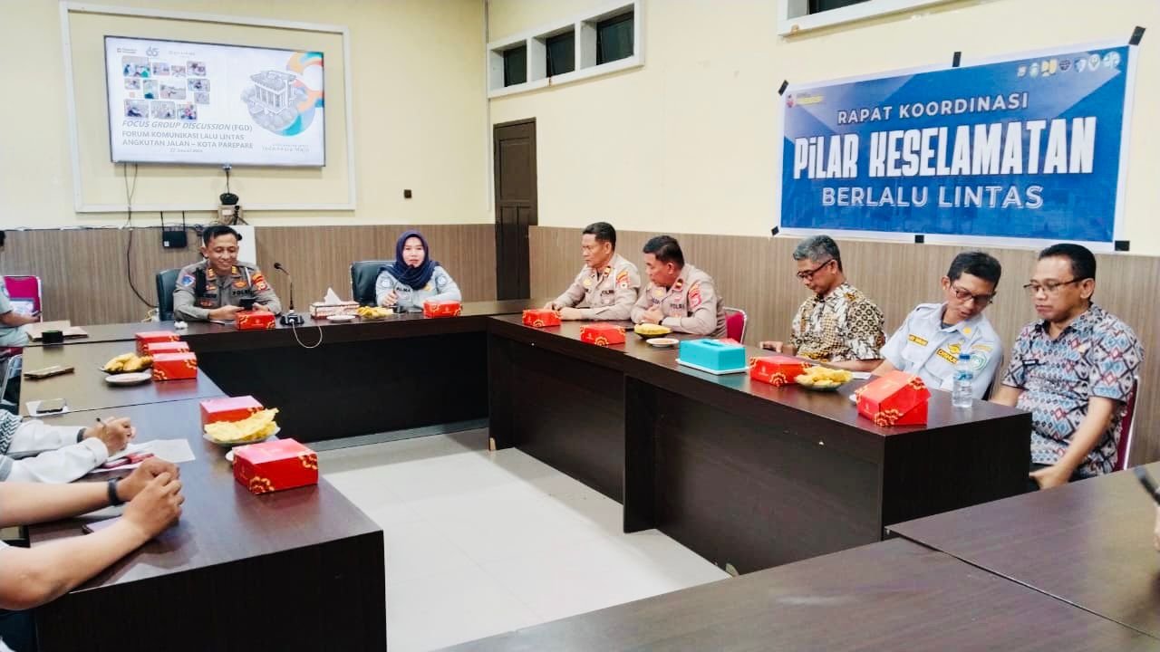 Jasa Raharja Hadiri Forum Komunikasi Lalu Lintas di Polres Parepare