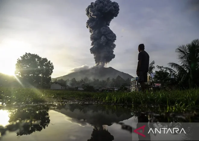 Gunung Ibu erupsi Kamis, lontarkan abu vulkanik hingga 800 meter
