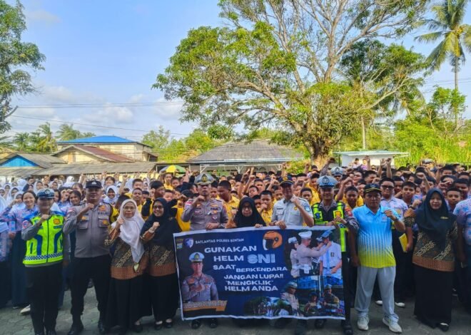 Jasa Raharja Gelar Kegiatan PPKL di SMP Negeri 12 Tanjung Uban