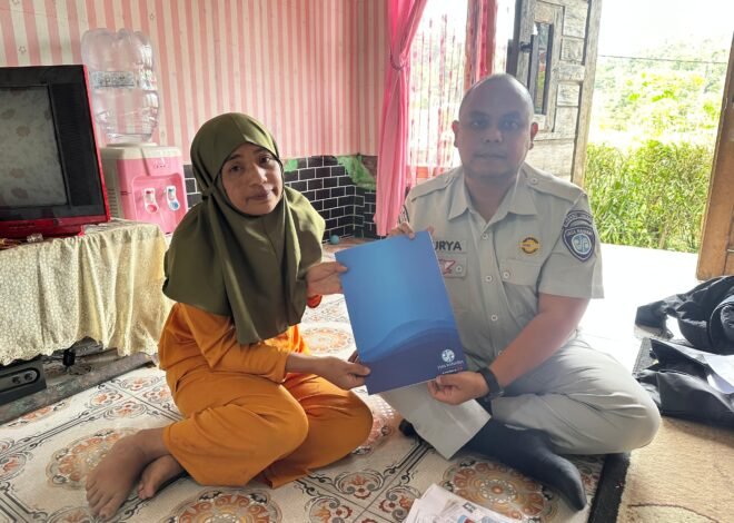 Jasa Raharja Kanwil Utama Jawa Barat Santuni Ahli Waris Kecelakaan di Kecamatan Ciwidey Kabupaten Bandung