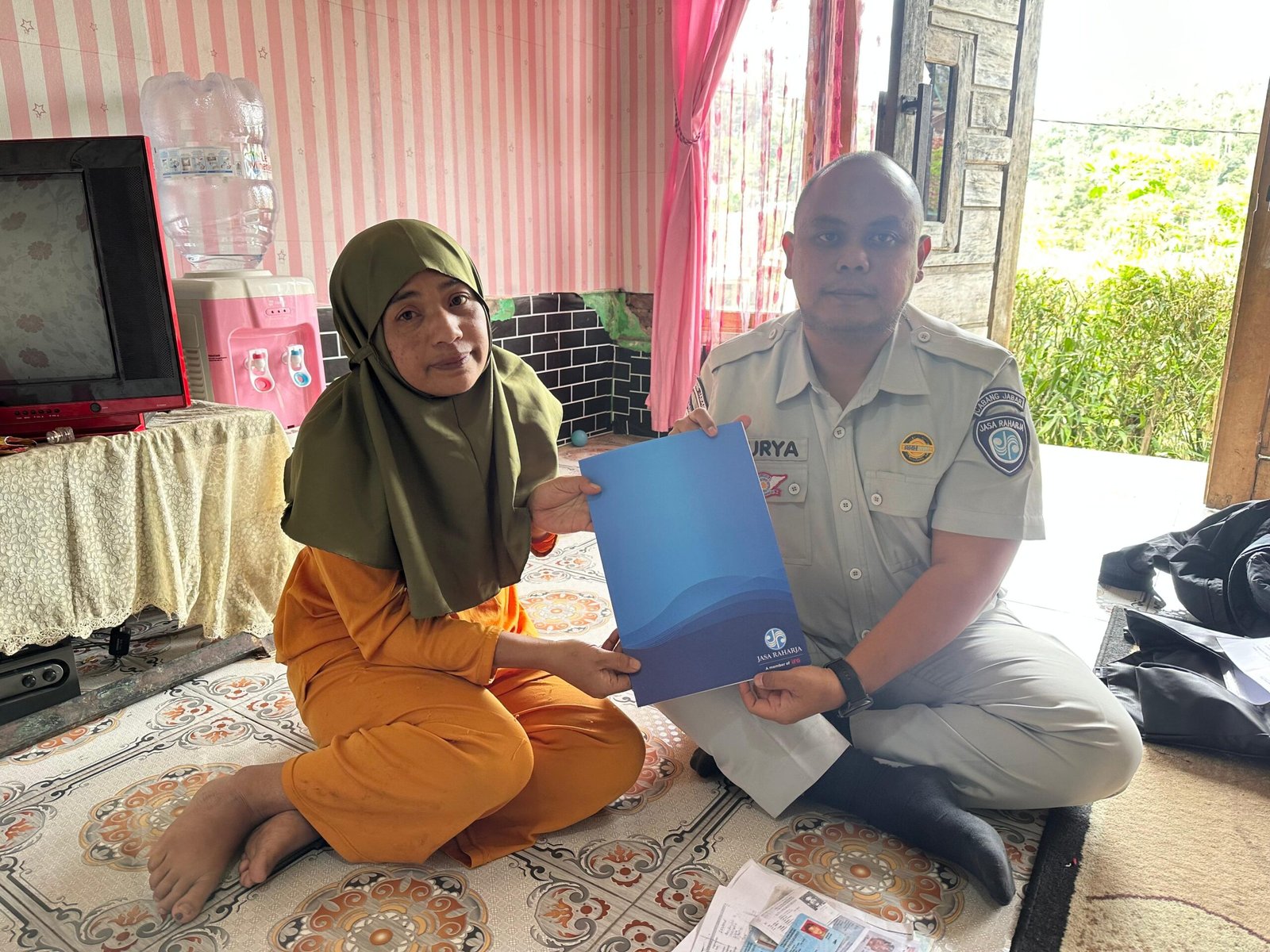 Jasa Raharja Kanwil Utama Jawa Barat Santuni Ahli Waris Kecelakaan di Kecamatan Ciwidey Kabupaten Bandung