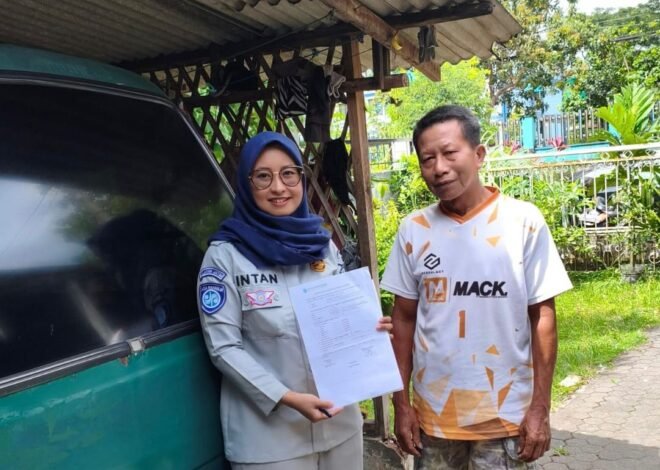 Jasa Raharja Cabang Malang Permudah Layanan IWKBU Melalui Door Too Door ke pemilik Angkutan Umum di Wilayah Karangploso