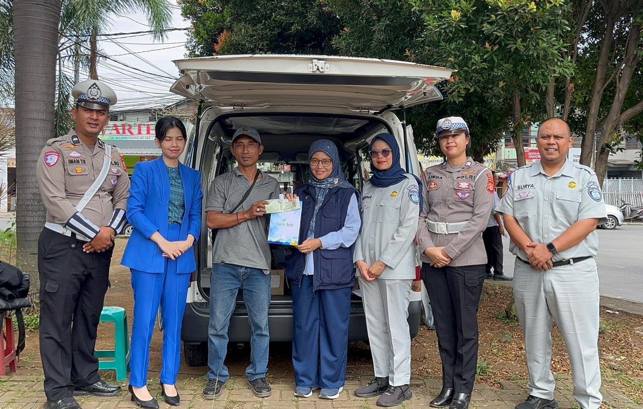 Jasa Raharja Kanwil Jawa Barat dan Mitra Terkait Gelar Operasi Gabungan di Kawasan Bojongsoang Kabupaten Bandung