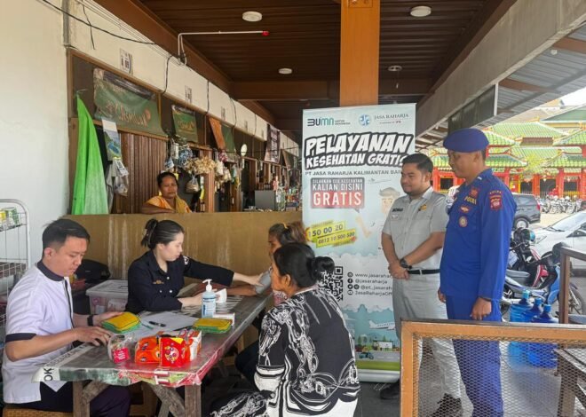 Jasa Raharja Kalbar Gelar Pemeriksaan Kesehatan Gratis di Dermaga Pedalaman Kapuas Indah Pontianak