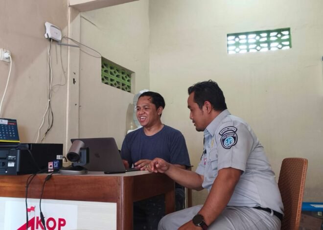 Samsat Mungkid Lakukan Monitoring Samsat Budiman di BUMDes Candirejo, Kabupaten Magelang