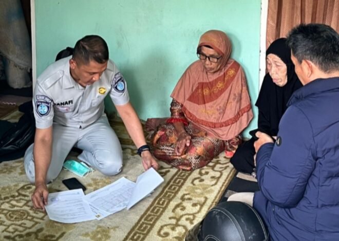 Jasa Raharja Gerak Cepat Lakukan Survei Laka Lantas serta Kunjungi Korban dan Ahli Waris di Panyalaian, X Koto, Tanah Datar