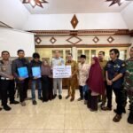 Jasa Raharja Sumbar Serahkan Santunan Kurang dari 24 Jam kepada Ahli Waris Korban Laka Lantas di Panyalaian Bersama Bupati Tanah Datar