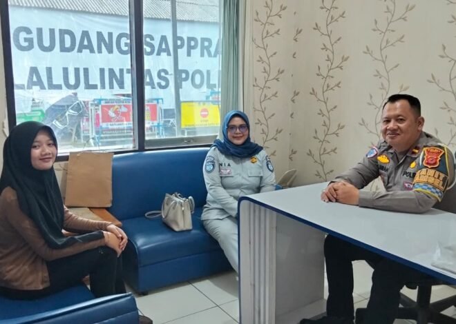 PT Jasa Raharja Laksanakan Kunjungan Koordinasi ke Kanit Kamsel Polres Garut