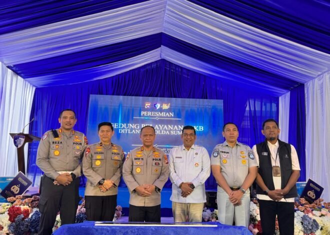 Jasa Raharja Sumbar Hadiri Peresmian Gedung Pelayanan BPKB Direktorat Lalu Lintas Polda Sumbar