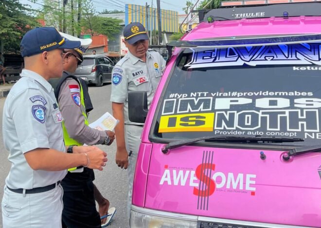 Samsat Kota Kupang Gelar Operasi Gabungan Bersama Satlantas dan Satpol PP di Kota Kupang