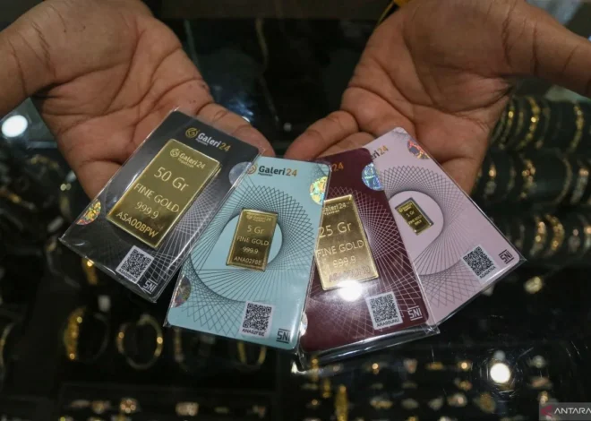 Emas Antam Naik Signifikan, Harga Per Gram Capai Level Tertinggi