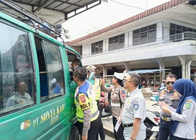 Pastikan Kelaikan Angkutan Umum, Jasa Raharja Ikut Ramp Check Ops Patuh Kapuas 2026 di Bengkayang
