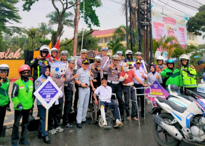 Keselamatan Dimulai dari Kesadaran: Jasa Raharja Cabang Solok Gaungkan Safety Riding di Operasi Keselamatan Singgalang 2026