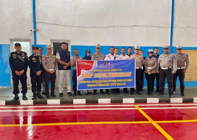 Jasa Raharja Berkolaborasi dengan Polres Indramayu dan Dinas Perhubungan Kabupaten Indramayu Adakan Giat Ramp Check