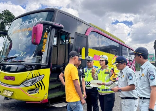 Jelang Mudik Lebaran 2026, Tim Gabungan Gelar Rampcheck Angkutan Barang di Terminal Prambanan