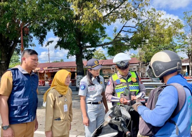 Perkuat Budaya Tertib Berlalu Lintas, Satlantas Polres Sukoharjo Bersama PT. Jasa Raharja Cabang Sukoharjo Gelar Opsgab Operasi Keselamatan Candi 2026
