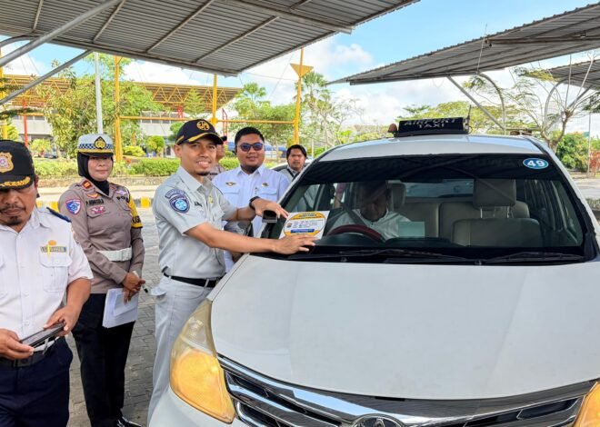 Ramp Check Terpadu Angkutan Taksi Bandara di Bandara Internasional Juwata TarakanPerkuat Pengawasan Keselamatan dan Kelayakan Kendaraan
