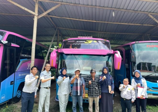 Jasa Raharja Bersama BPTD Laksanakan Ramp Check Bus di Sejumlah PO di Surakarta Sambut PAM Lebaran 2026