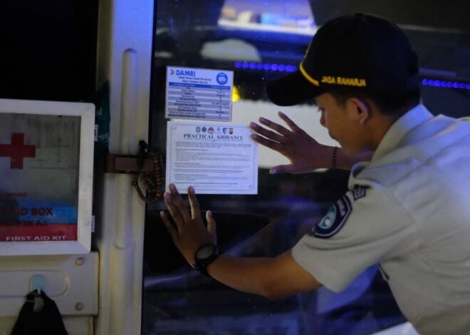 Jasa Raharja Kalbar dan BPTD Kelas II Kalbar Laksanakan Rampcheck Pre Angkutan Lebaran 2026 di Terminal ALBN Sungai Ambawang