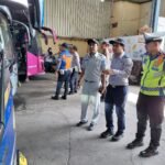 Jasa Raharja Cabang Surakarta Bersama BPTD dan Dishub Sragen Gelar Ramp Check Perusahaan Otobus ( PO ) di Kabupaten Sragen Jelang Angkutan Lebaran 2026