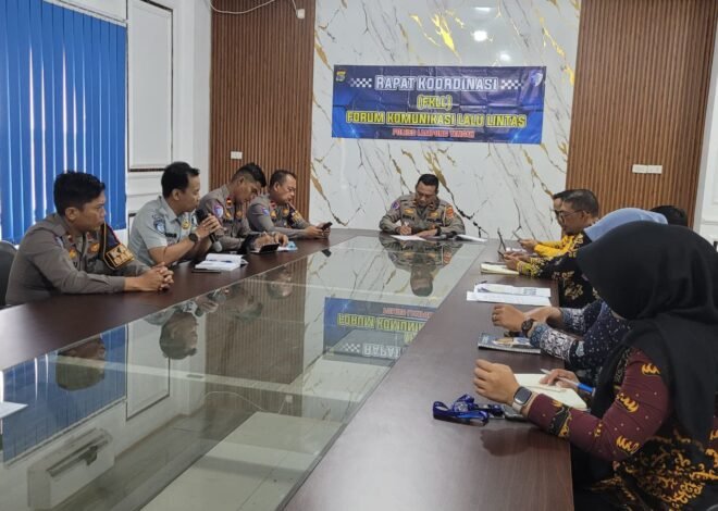 Forum Komunikasi Lalu Lintas Digelar, PJJR Samsat Gunung Sugih Perkuat Sinergi Keselamatan Jalan