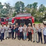 Jasa Raharja Bersama Stakeholder Laksanakan Ramp Check Angkutan Lebaran di PT Inko Nuri Jaya dan PT Batam Family Trans