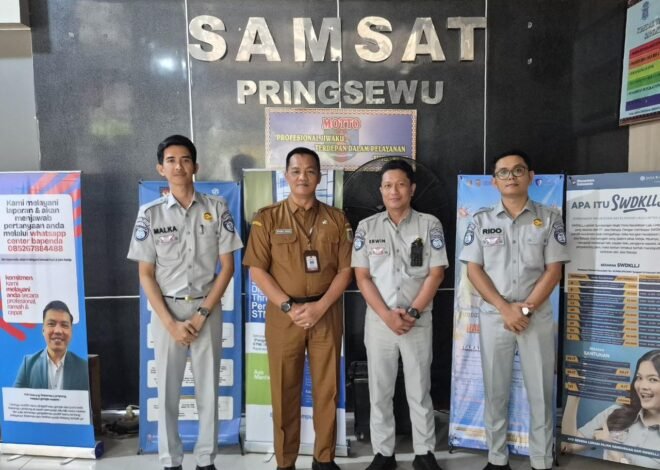 Perkuat Sinergitas Pelayanan, Jasa Raharja Wilayah Lampung Laksanakan Koordinasi di Samsat Pringsewu