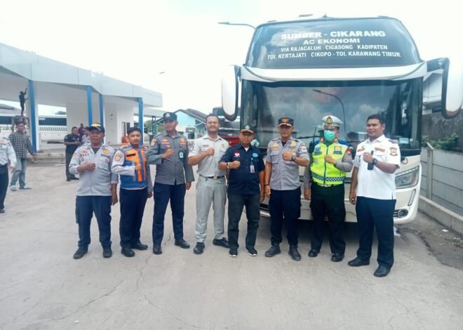 Pastikan Keselamatan Mudik 2026, Jasa Raharja Bekasi Gelar Rampcheck di Terminal Cikarang