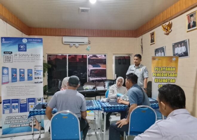 Jasa Raharja Wilayah Lampung Gelar Pelayanan Kesehatan Gratis di Pool Damri Rajabasa Jelang Angkutan Lebaran 2026