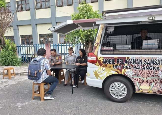 Samsat Keliling Ngabuburit Hadir di Pasar Ramadan, Permudah Masyarakat Kalteng Bayar Pajak Kendaraan
