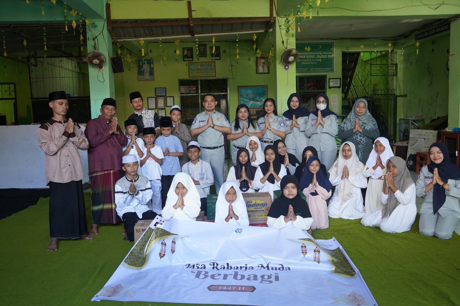 Aksi Nyata Jasa Raharja Muda, Berbagi Sembako untuk Anak Yatim di Yayasan Nurul Jannah