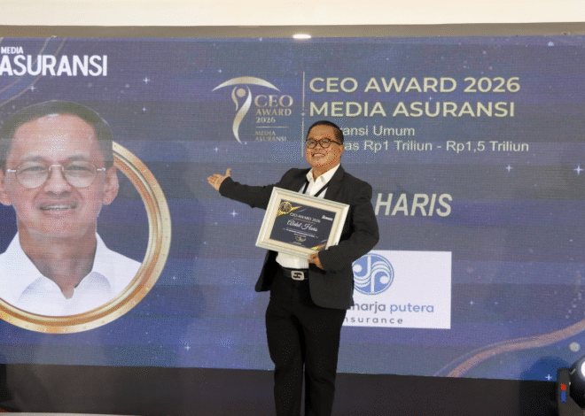 Direktur Utama PT Jasaraharja Putera Raih Penghargaan Best CEO Pada Ajang CEO Award & Unitlink Award 2026