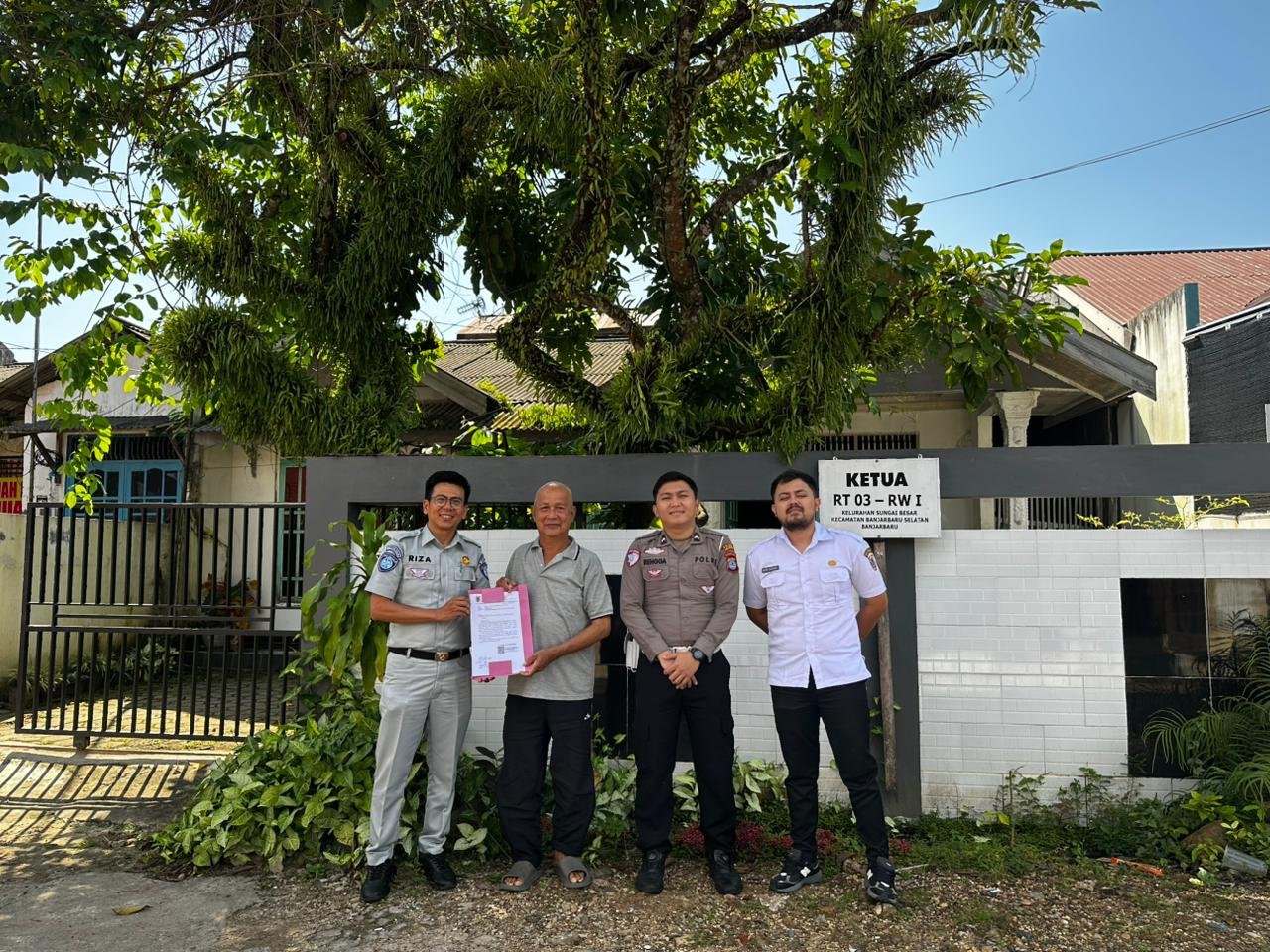 Tim Pembina Samsat Banjarbaru Lakukan Kunjungan Wilayah untuk Optimalisasi Layanan Pajak