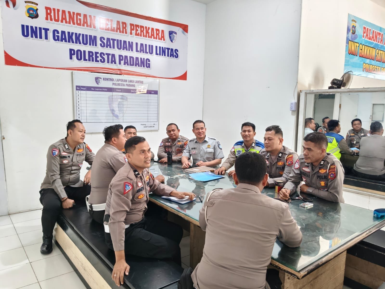 Jasa Raharja Sumbar dan Gakkum Polresta Padang Perkuat Sinergi Penanganan Korban Kecelakaan Lalu Lintas