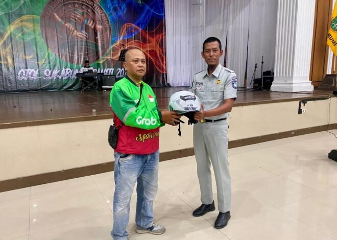 Jasa Raharja Cabang Sukabumi Hadiri Halal Bihalal dan Silaturahmi Ojol Sukabumi Ngahiji 2026, Perkuat Sinergi dan Kamtibmas