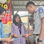 Jasa Raharja Kotabumi Gencarkan Sosialisasi Gebyar Samsat di Stadion Sukung Lampung Utara