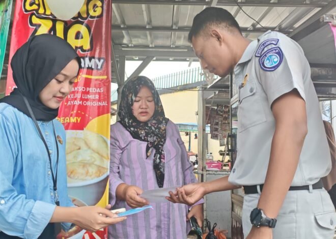 Jasa Raharja Kotabumi Gencarkan Sosialisasi Gebyar Samsat di Stadion Sukung Lampung Utara