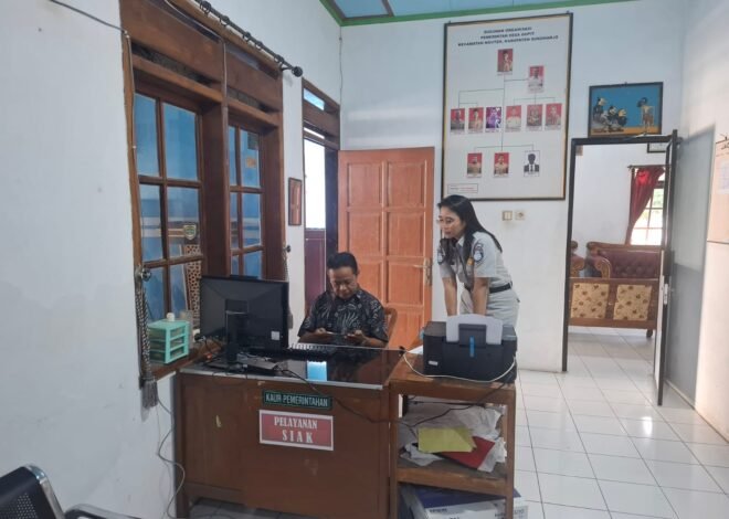 Tim Pembina Samsat Karanganyar Gelar Gadis Pantura di Dinas Kesehatan Kabupaten Karanganyar
