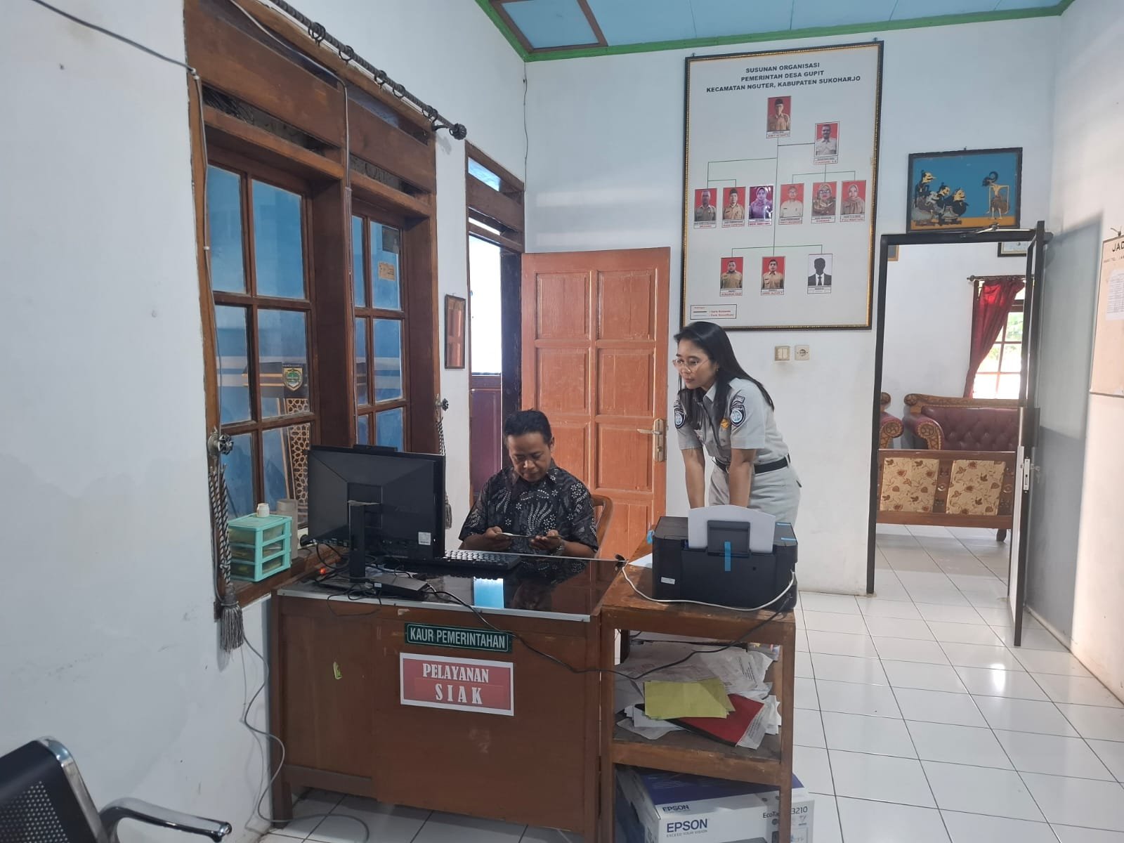 Tim Pembina Samsat Karanganyar Gelar Gadis Pantura di Dinas Kesehatan Kabupaten Karanganyar