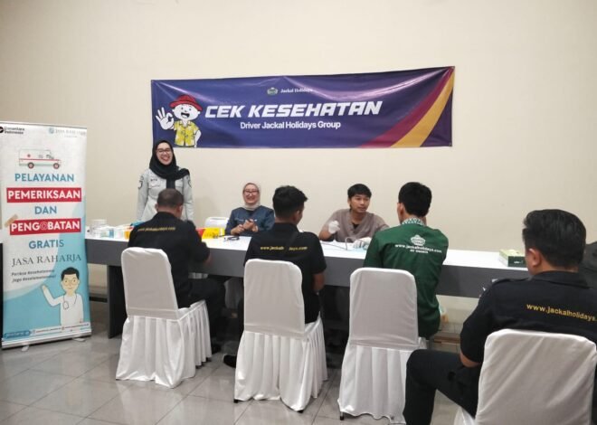 Jasa Raharja Jabar Gelar Pengobatan Gratis MUKL di PO Jackal Holidays sebagai Apresiasi Kepatuhan Iuran Wajib